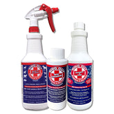 FlexTran RingOut bottle label indicating safe, non-toxic formula for all animals.
