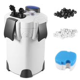 Flexzion aquarium filter barrel head shown for quick priming and reliable seal.