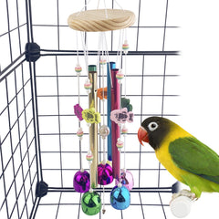 FlidRunest hanging toy in a cage offering easy installation and safe entertainment.