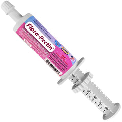 FLORA-PECTIN paste dog bottle pour helps quick administration for digestive relief.