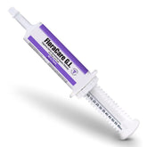 Pet Health Solutions FloraCare G.I. paste tube closeup for digestive support and easy administration.