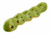 Fluff & Tuff Katie the Caterpillar 18-inch full-view image showcases plush size for interactive play.