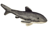 Fluff & Tuff Mac the Shark front view plush perfect for tug and fetch