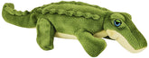 Fluff & Tuff Savannah Baby Gator 7-inch plush toy for tugging and squeaking.