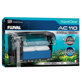 Fluval AC110 filter multistage-filtration demonstrates powerful filtration.