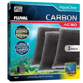 Fluval AC50 insert 3-pack packaging showing replacement inserts for easy maintenance.