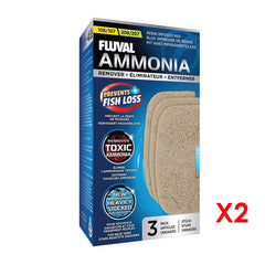 Fluval ammonia remover pad close-up showing dual media for filtration.