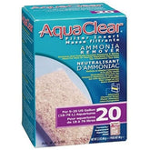 Fluval AquaClear 20 ammonia remover insert in side view, aiding ammonia control in crowded tanks.