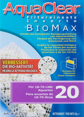 Fluval AquaClear 20 foam filter insert improves debris removal and even water distribution.