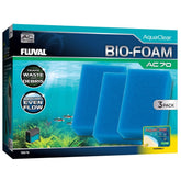 Fluval Bio-Foam AC70 close-up showing dense foam for debris capture and clearer water.