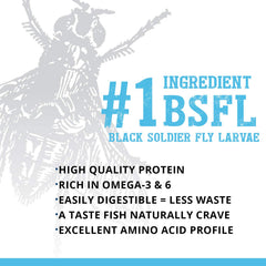 Fluval Bug Bites ingredient mix including herring and shrimp for omega-rich nutrition
