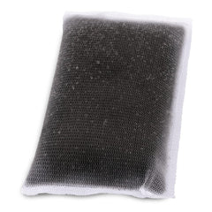 Fluval carbon inserts closeup highlighting porous media for odor reduction.