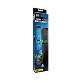 Fluval E100 front view shows real-time temperature display for precise aquarium control.