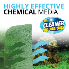 Fluval filter media improves water clarity and visibility after use.