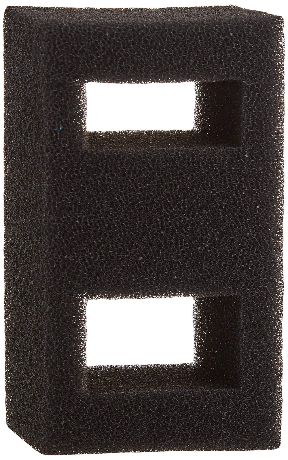 Fluval Flex foam filter block close-up shows debris-capture pores.