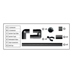 Fluval FX Spray Bar Kit extended length showing adjustable reach