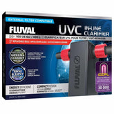 Fluval In-Line UVC Clarifier unit installation for clearer aquarium water.
