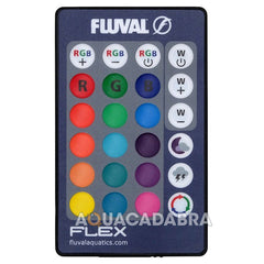 Fluval remote control A14761 side view shows compact form for discreet storage