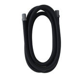 Fluval ribbed hosing 9.8ft length with white end connectors for easy installation