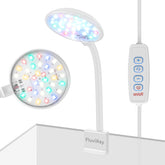 FluviRay Mini Clip-On Light front view shows compact design for small tanks.