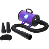 Flying Pig Grooming dryer front view highlights a durable steel build for reliable pet grooming.