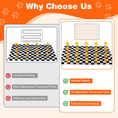 FODAHRWS chew-resistant cord safeguards warmth while pets stay safe.