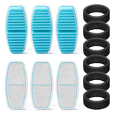 FOFNON filter-pack close-up showing six filters and six sponges for clean water.