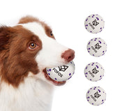 FOFOS dog balls eco material—lightweight and tough for aggressive chewers during play sessions.