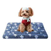 Fogkiss dog bed mat in crate provides cozy comfort during crate time