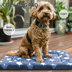 Fogkiss dog bed mat non-slip base keeps it from sliding on floors