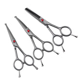 FOGOSP 4.5-inch curved dog grooming scissors for precise curved trimming in small pets.