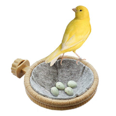 foiburely bird nest multipurpose-frame close-up shows a sturdy frame with natural look for small birds.