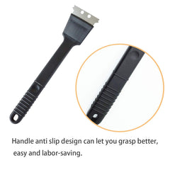 FOIBURELY cleaning brush for bird cages provides dual brush and scraper action