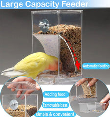 FONTSATTY auto feeder installation demonstrates quick cage attachment with screws.