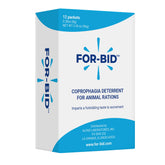 For-Bid stool deterrent bottle ready for easy dosing and routine use.