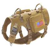 Forestpaw harness medium front view showing secure, comfortable fit for active dogs.