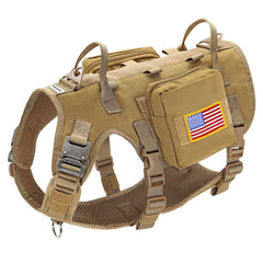 Forestpaw harness medium front view showing secure, comfortable fit for active dogs.