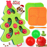 Forfon Christmas tree puzzle toy promotes mental stimulation during treat time