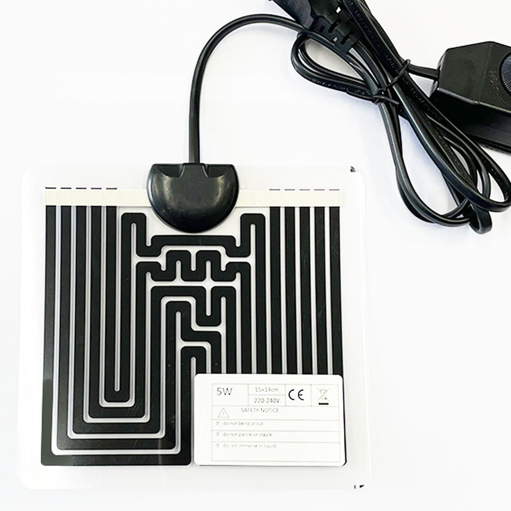 Forfuture-go 5W reptile heating mat top view provides compact terrarium warmth.