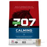 Formula 707 calming equine supplement bag front view for anxiety relief