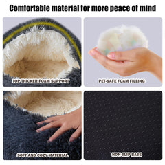 FORMYCATIE cat beds cover cave entrance offers calming retreat for small pets.