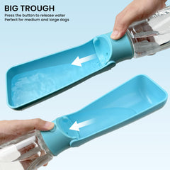 FORWH collapsible sink on bottle allows quick hydration mid-walk.