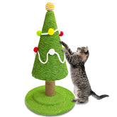 Fotneon Christmas Tree Scratching Post offers festive design for climbing and claw care