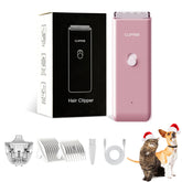 Founouly pink grooming kit packaging, gift-ready for pets.