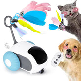 Four Angels Turbo Tail 5.0 front view promotes indoor cat engagement.