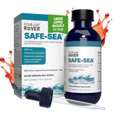 Four Leaf Rover Safe-Sea bottle with green-lipped mussels for dog joint support