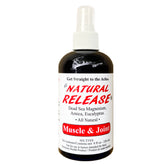 Four Oaks Farm Ventures Natural Release Muscle Spray 8oz bottle for fast, non-menthol relief.