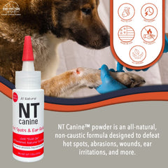 Four Oaks NT Canine dusting hot spots for fast comfort