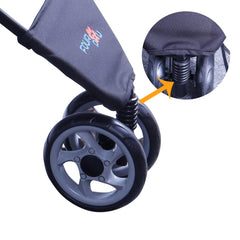FOURPAW water-resistant 600D linen fabric protects against daily wear and weather.