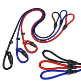 FOVRLZSE upgraded dog slip lead in red for high-visibility walks and training